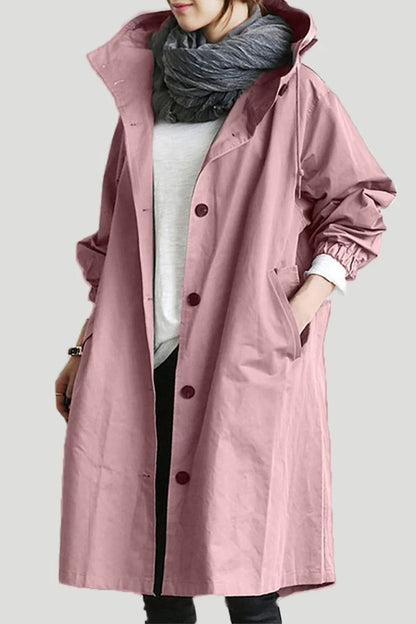 Desiree | Women's Windbreaker Coat with Hooded Design