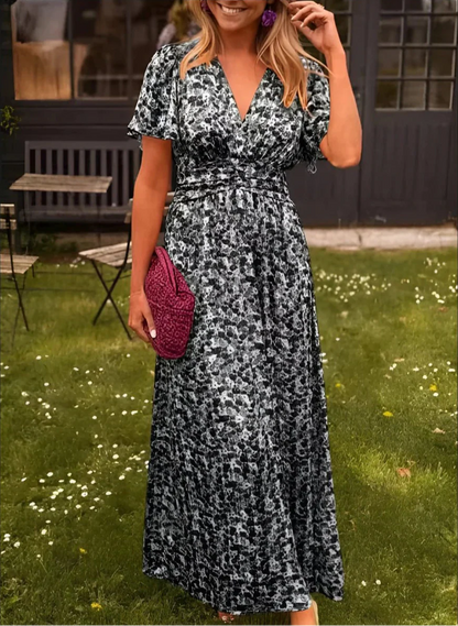 Sarah | Women’s floral maxi dress with flowing summer fit