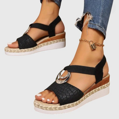 Ophelia | Women's orthopedic sandals with buckle strap