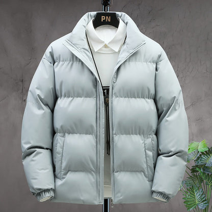 Benjamin | Men's Padded Winter Jacket with Stand Collar