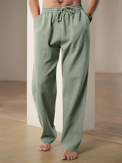 Aaron | Men’s relaxed pants with elastic waist and drawstring