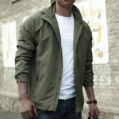 Joseph | Men's Waterproof Jacket with Stand Collar