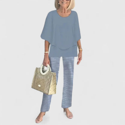 Adeline | Relaxed Flowy Top & Matching Pants Set