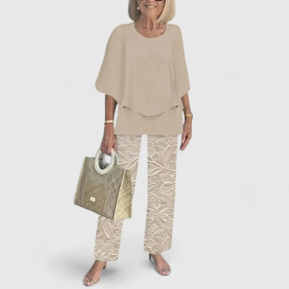 Adeline | Relaxed Flowy Top & Matching Pants Set