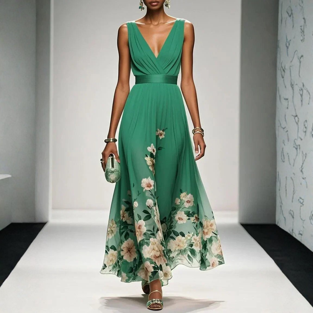 Alice | Women's floral maxi dress with wedding guest style