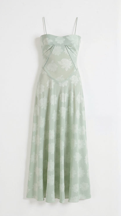 Grace | Women's slip maxi dress with spaghetti straps for weddings
