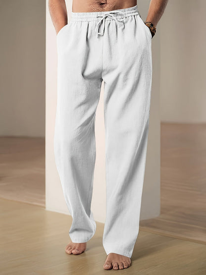 Aaron | Men’s relaxed pants with elastic waist and drawstring