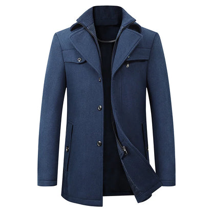 Gary | Waterproof Business Coat with Zip-Up Collar