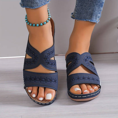 Zoey | Orthopedic Slip Resistant Sandals with Open Cut Design