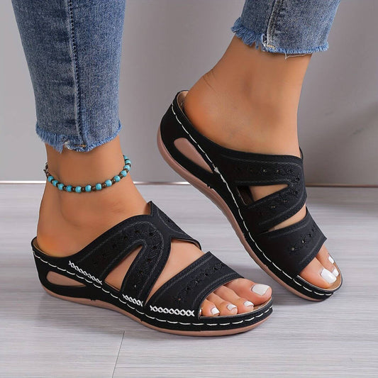 Zoey | Orthopedic Slip Resistant Sandals with Open Cut Design