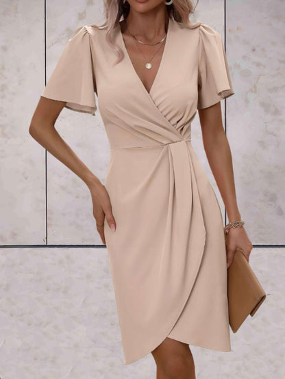 Vivienne | Women’s elegant wrap dress with V neck fit