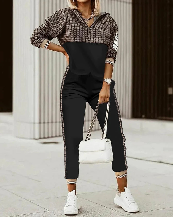 Jovana | Women’s Relaxed Top and Trousers Matching Set | Stylish