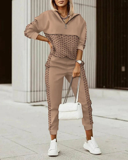 Jovana | Women’s Relaxed Top and Trousers Matching Set | Stylish
