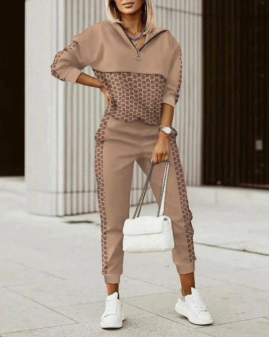 Jovana | Women’s Relaxed Top and Trousers Matching Set | Stylish