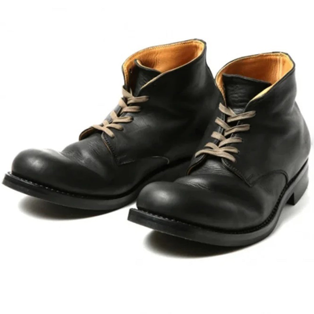 Larry | Men's Classic Leather Boots with Lace-Up Closure