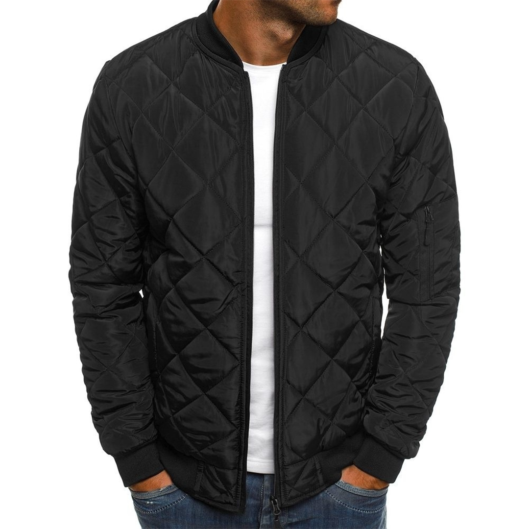 Gary | Quilted Bomber Jacket with Sleeve Pocket