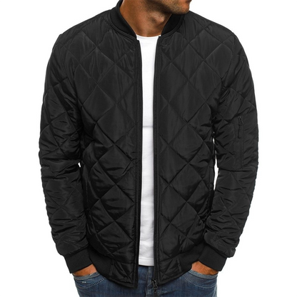 Gary | Quilted Bomber Jacket with Sleeve Pocket