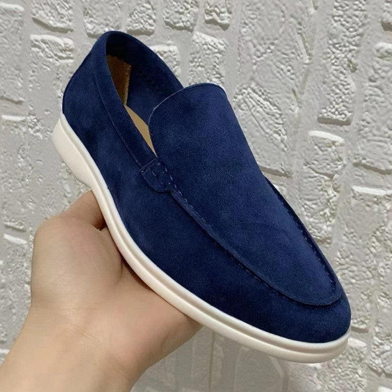 Axel | Men’s Suede Slip-On Moc-Toe Loafers | Classic