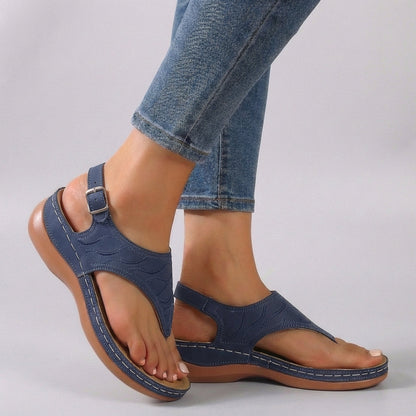 Josephine | Women’s comfort wedge sandals with ankle strap