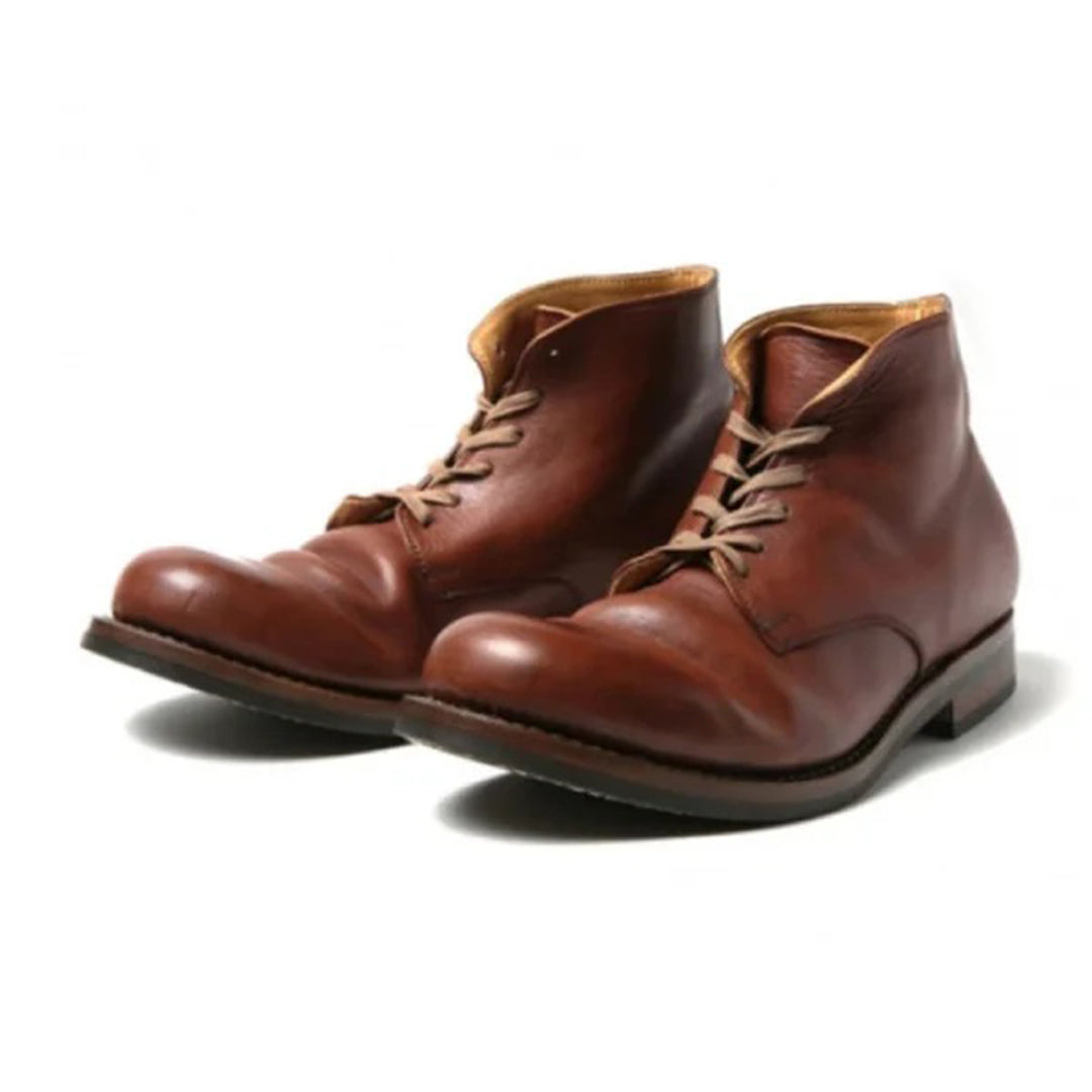 Larry | Men's Classic Leather Boots with Lace-Up Closure