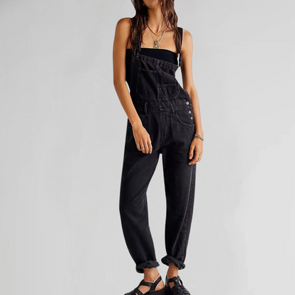 Ursula | Women’s Adjustable Strap Relaxed-Fit Jumpsuit | Chic