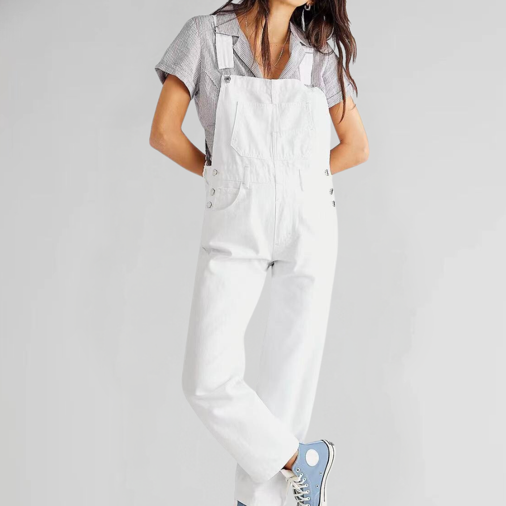 Ursula | Women’s Adjustable Strap Relaxed-Fit Jumpsuit | Chic