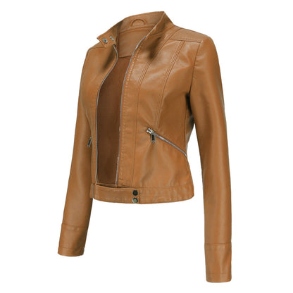 Aria | Women's Leather Jacket with Classic Design