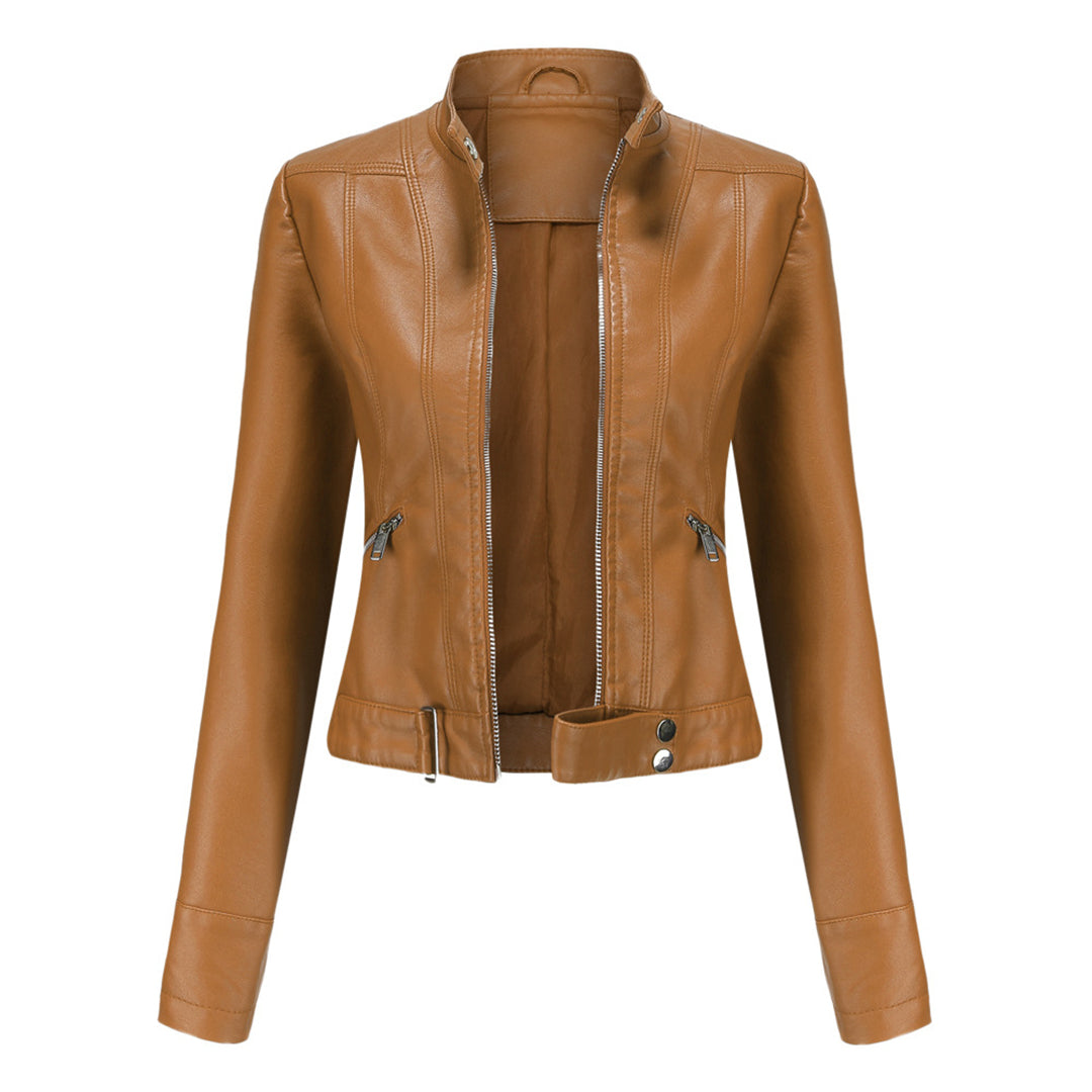 Aria | Women's Leather Jacket with Classic Design