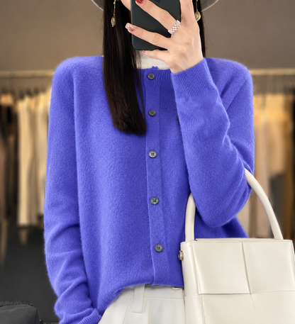 Susan | Knit Cardigan with Buttoned Front