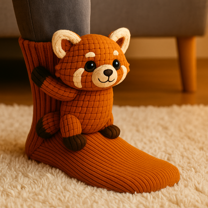 Jacob | Unisex Non-Slip Cozy Winter Plush Slipper Socks