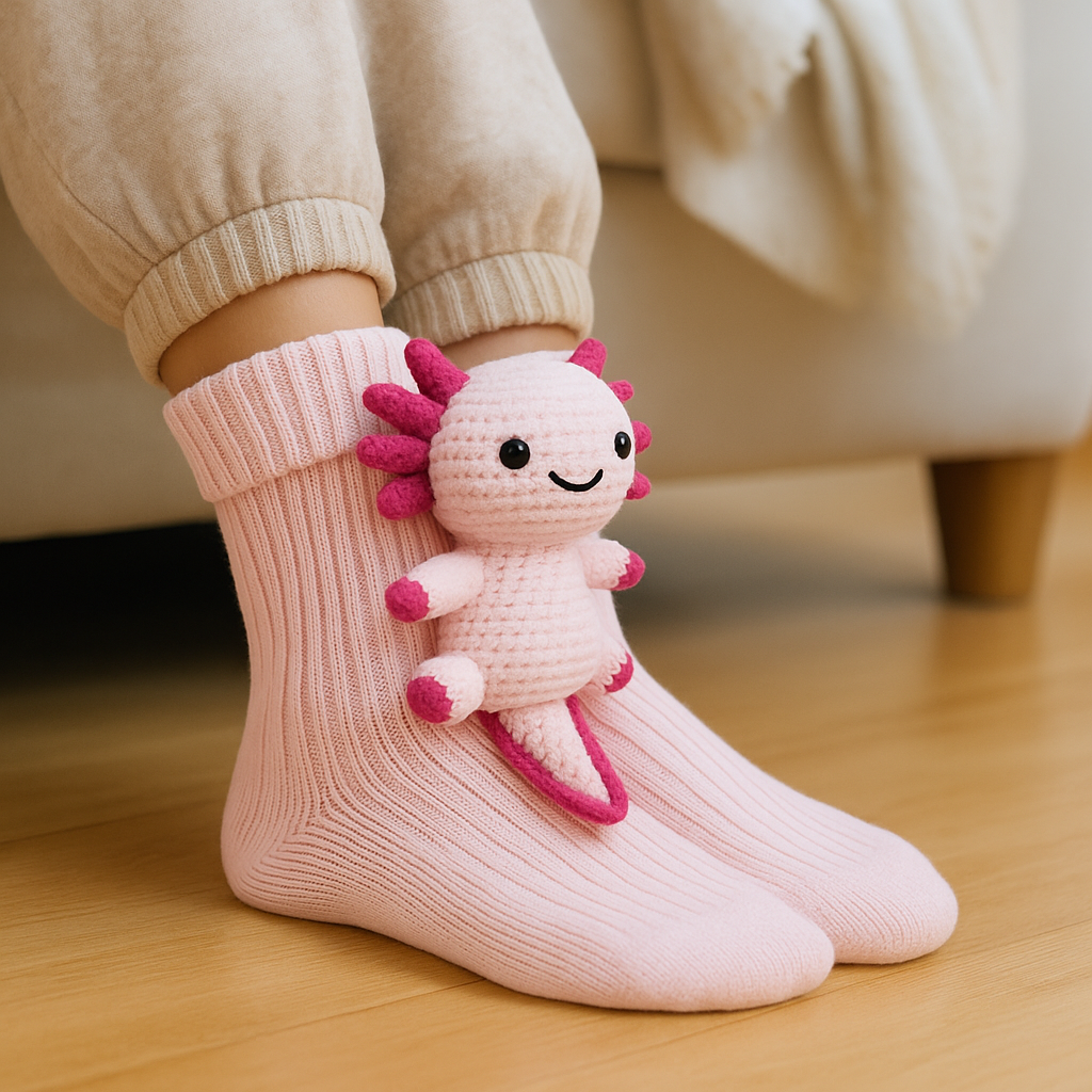 Jacob | Unisex Non-Slip Cozy Winter Plush Slipper Socks