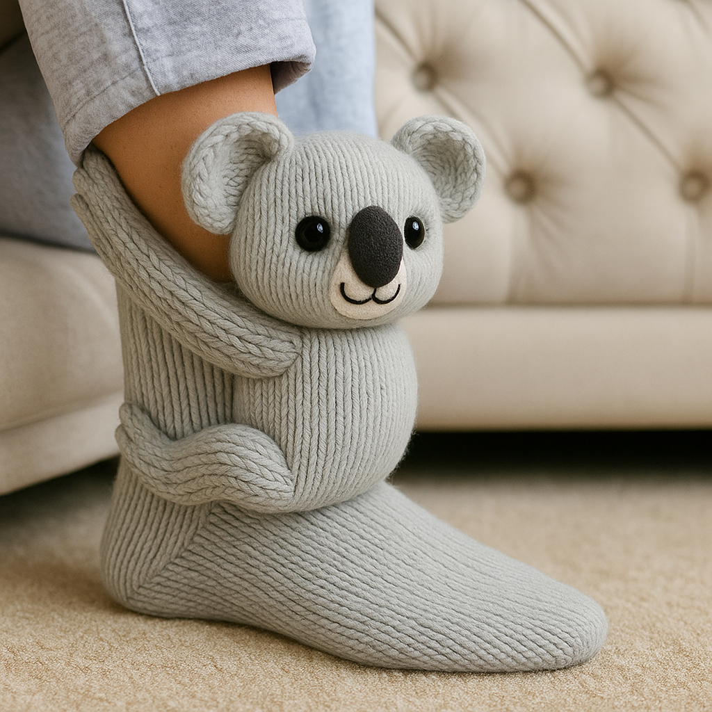 Jacob | Unisex Non-Slip Cozy Winter Plush Slipper Socks