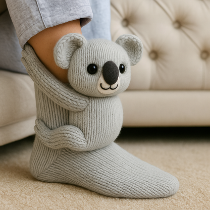 Jacob | Unisex Non-Slip Cozy Winter Plush Slipper Socks