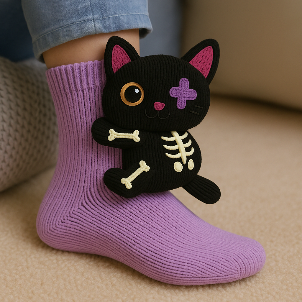 Jacob | Unisex Non-Slip Cozy Winter Plush Slipper Socks