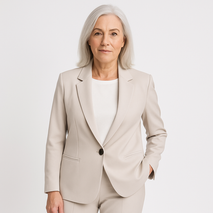 Orvella | Women Blazer Set with Tailored Fit and Matching Pants
