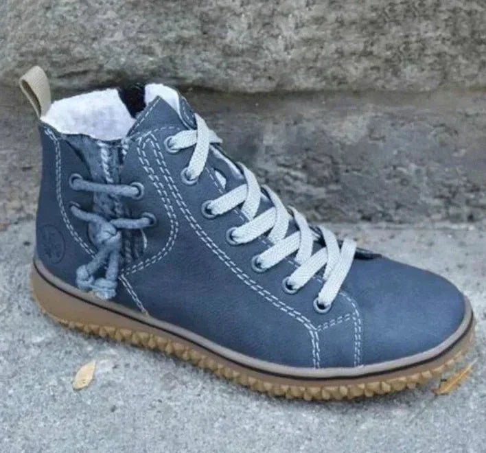 Anna | Elegant Leather Boots with Vintage Look