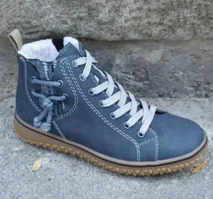 Anna | Elegant Leather Boots with Vintage Look