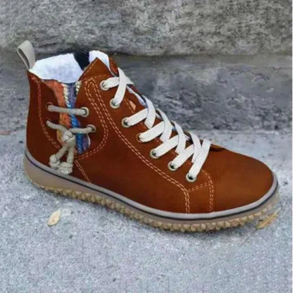 Anna | Elegant Leather Boots with Vintage Look