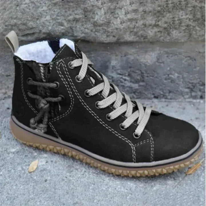 Anna | Elegant Leather Boots with Vintage Look