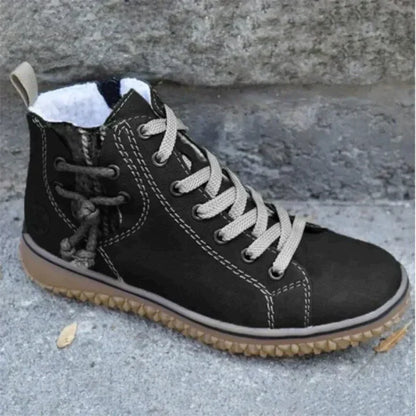Anna | Elegant Leather Boots with Vintage Look