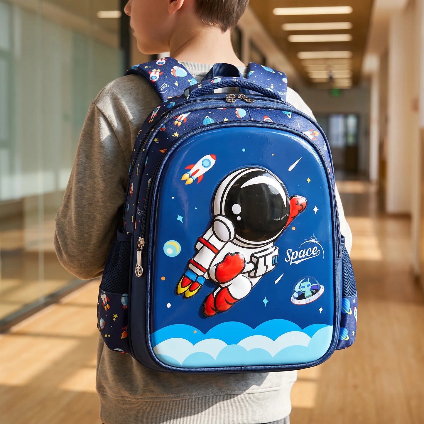 Tristan | Kids Backpack with Space Cartoon Design