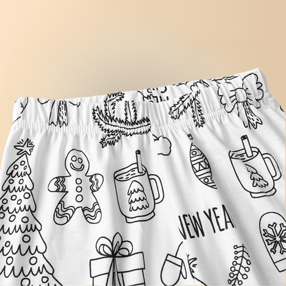Kimberly | Creative Christmas Coloring Pajama Set
