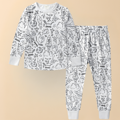 Kimberly | Creative Christmas Coloring Pajama Set