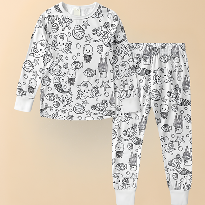 Kimberly | Creative Christmas Coloring Pajama Set