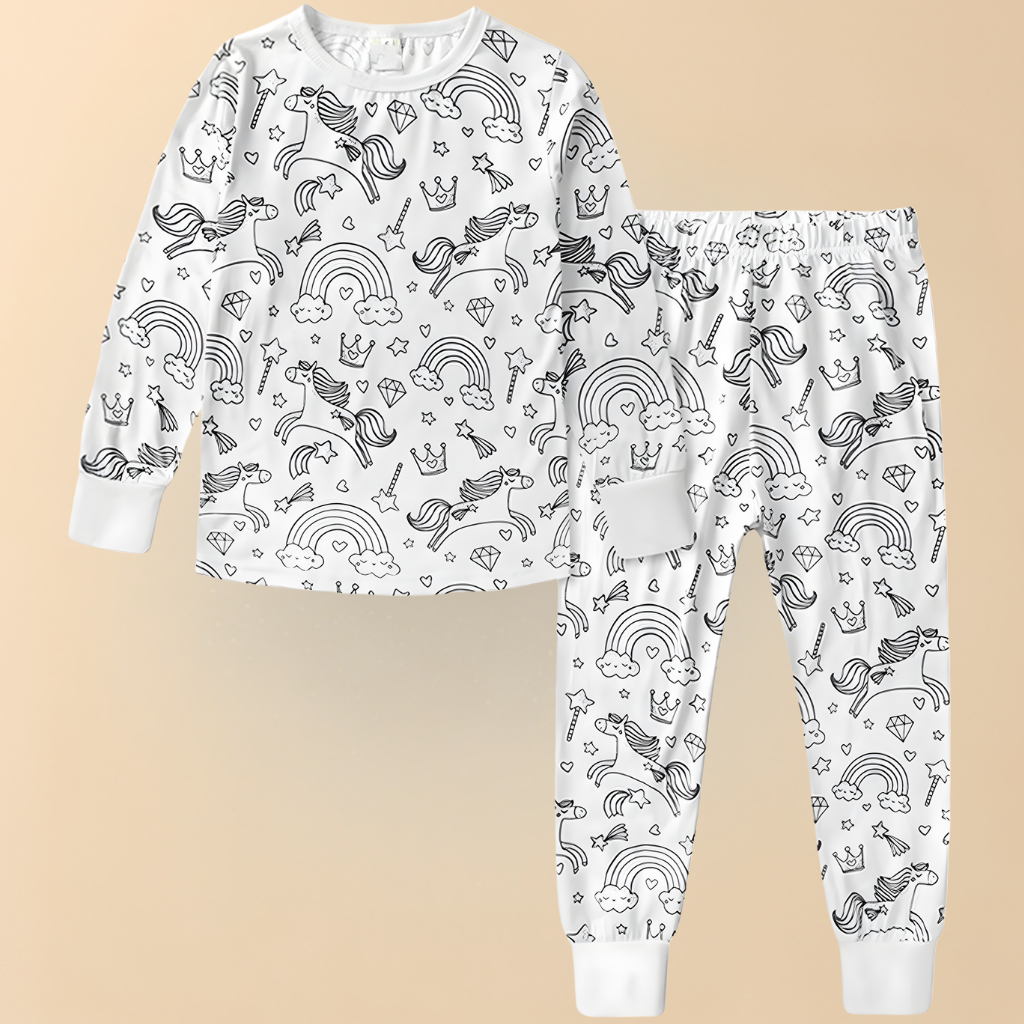 Kimberly | Creative Christmas Coloring Pajama Set