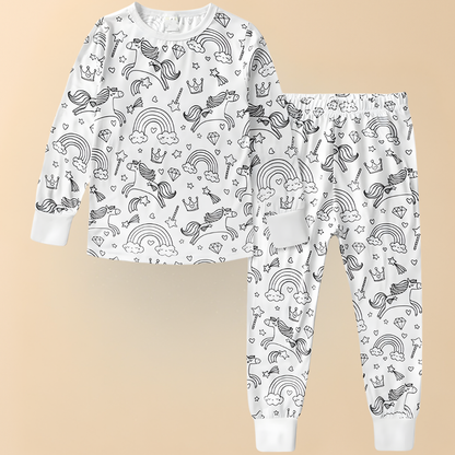 Kimberly | Creative Christmas Coloring Pajama Set