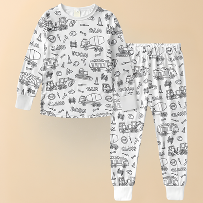 Kimberly | Creative Christmas Coloring Pajama Set