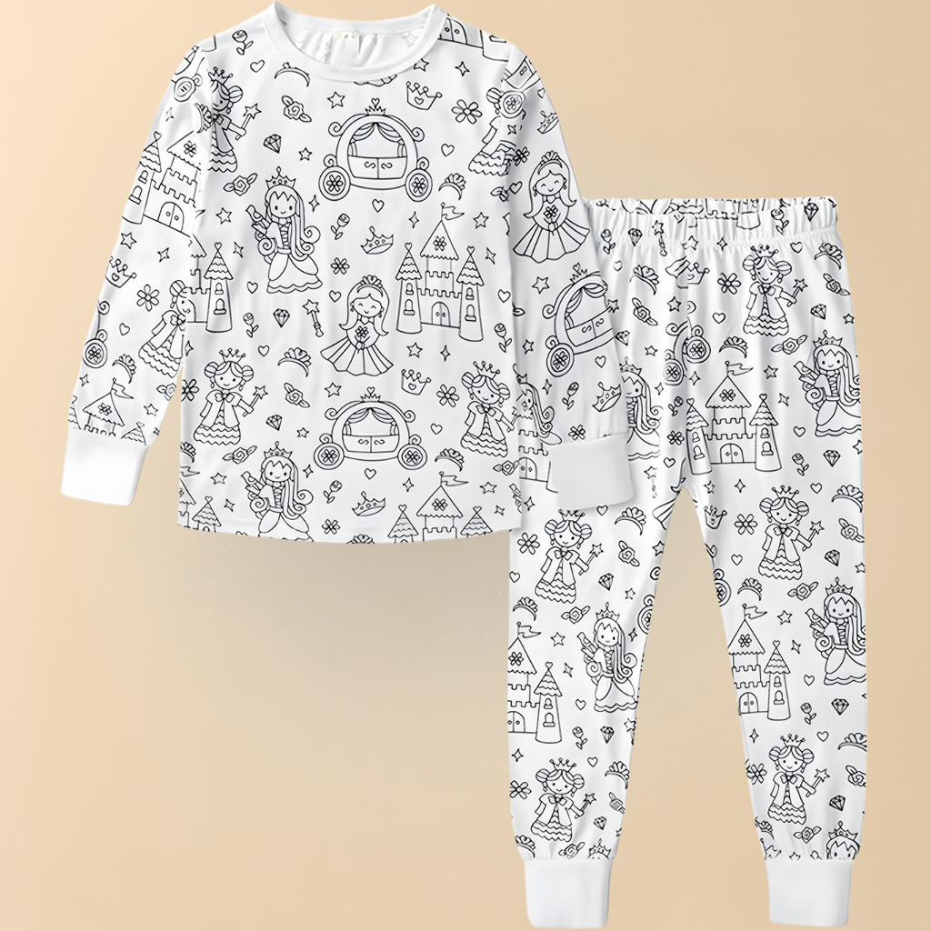 Kimberly | Creative Christmas Coloring Pajama Set