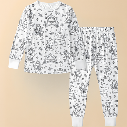 Kimberly | Creative Christmas Coloring Pajama Set