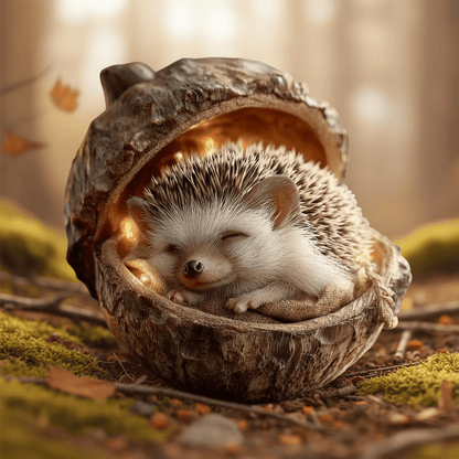 Handcrafted Woodland Animal Acorn Tree Ornaments Decorations
